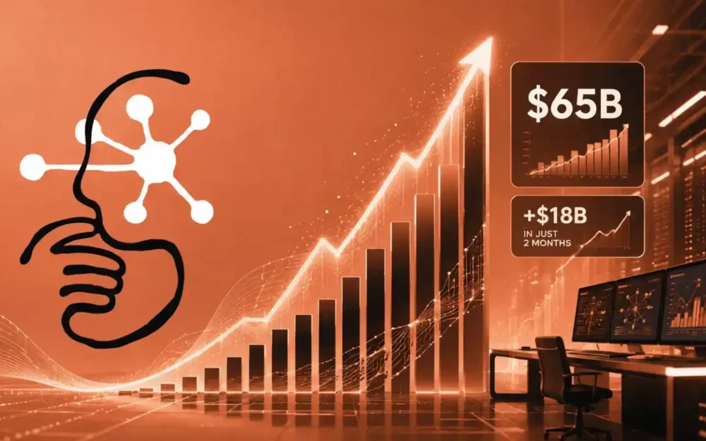 Anthropic’s Annualized Revenue Surges to $65B, Adding $18B in Just Two Months