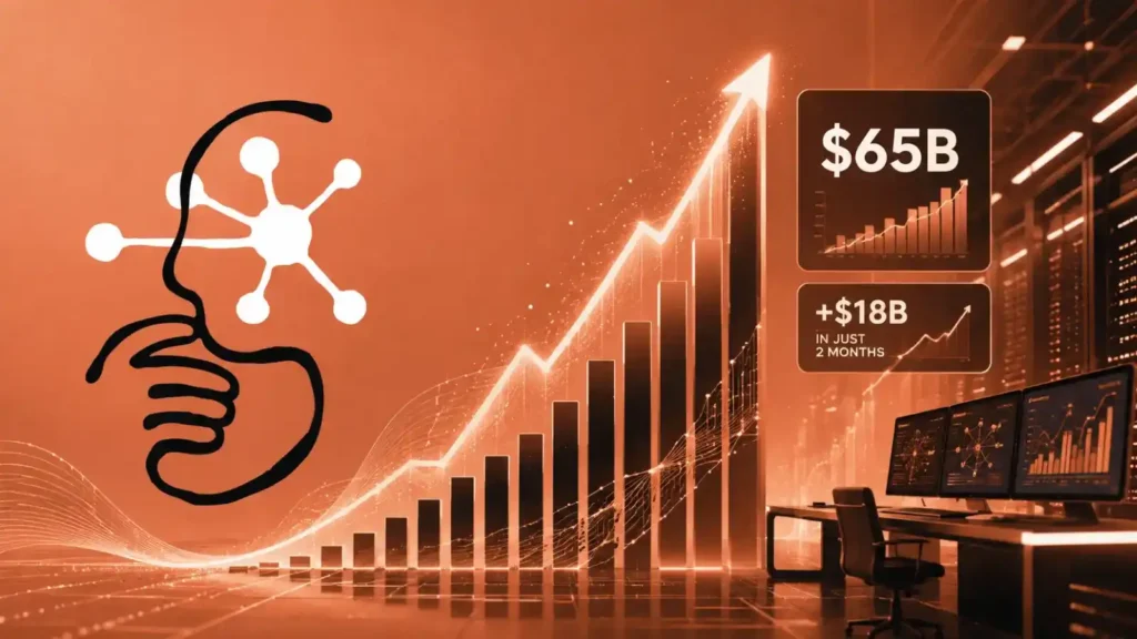 Anthropic’s Annualized Revenue Surges to $65B, Adding $18B in Just Two Months