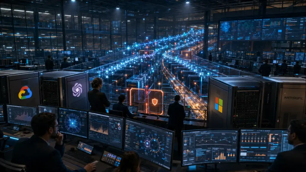 Enterprise control room managing autonomous AI agents: prompt agentic outpacing | Business