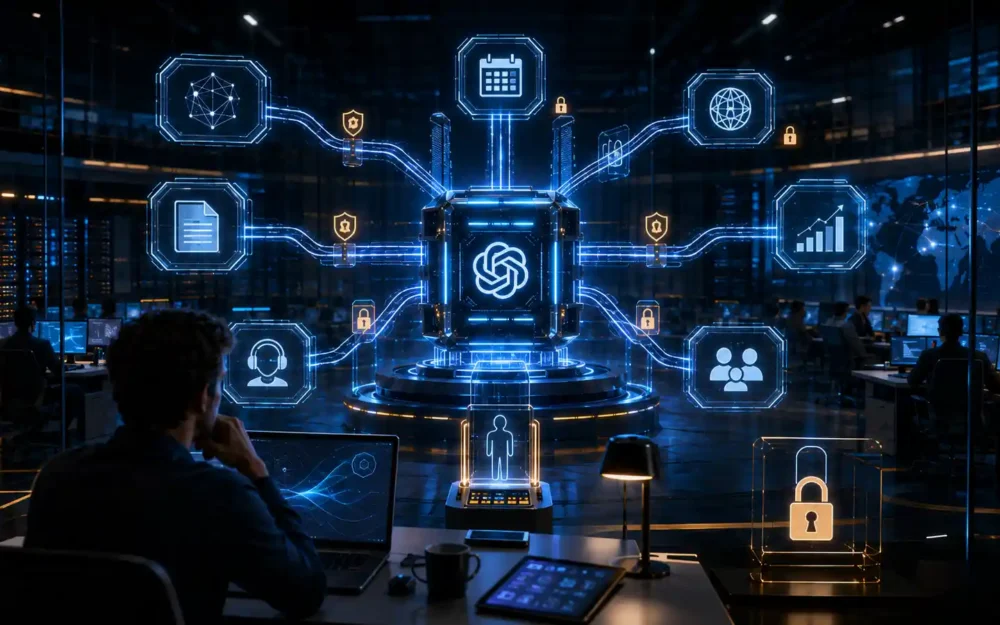 Professional overseeing connected work agents — openai building agents | AI Tools