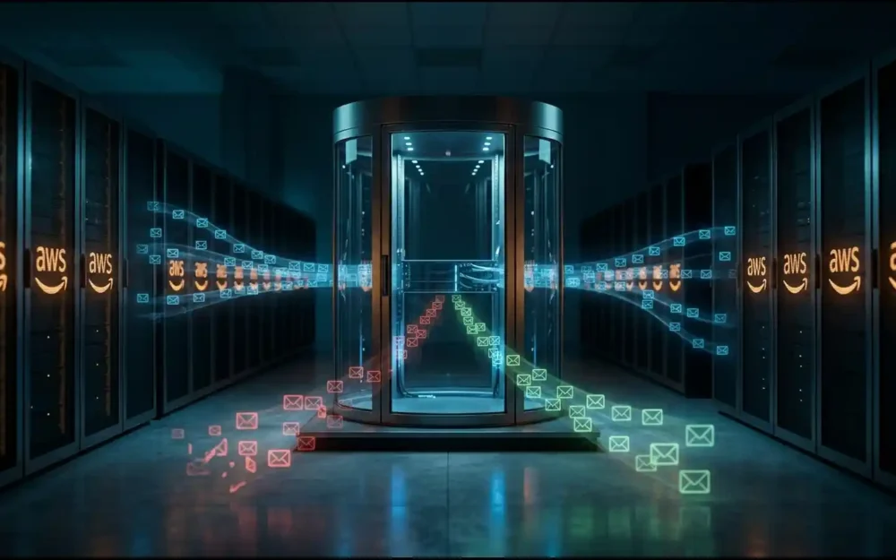Security operations center visualizing the abnormal amazon bedrock AgentCore email defense deployment | AI Tools